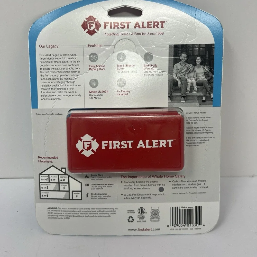 First Alert Carbon Monoxide Alarm